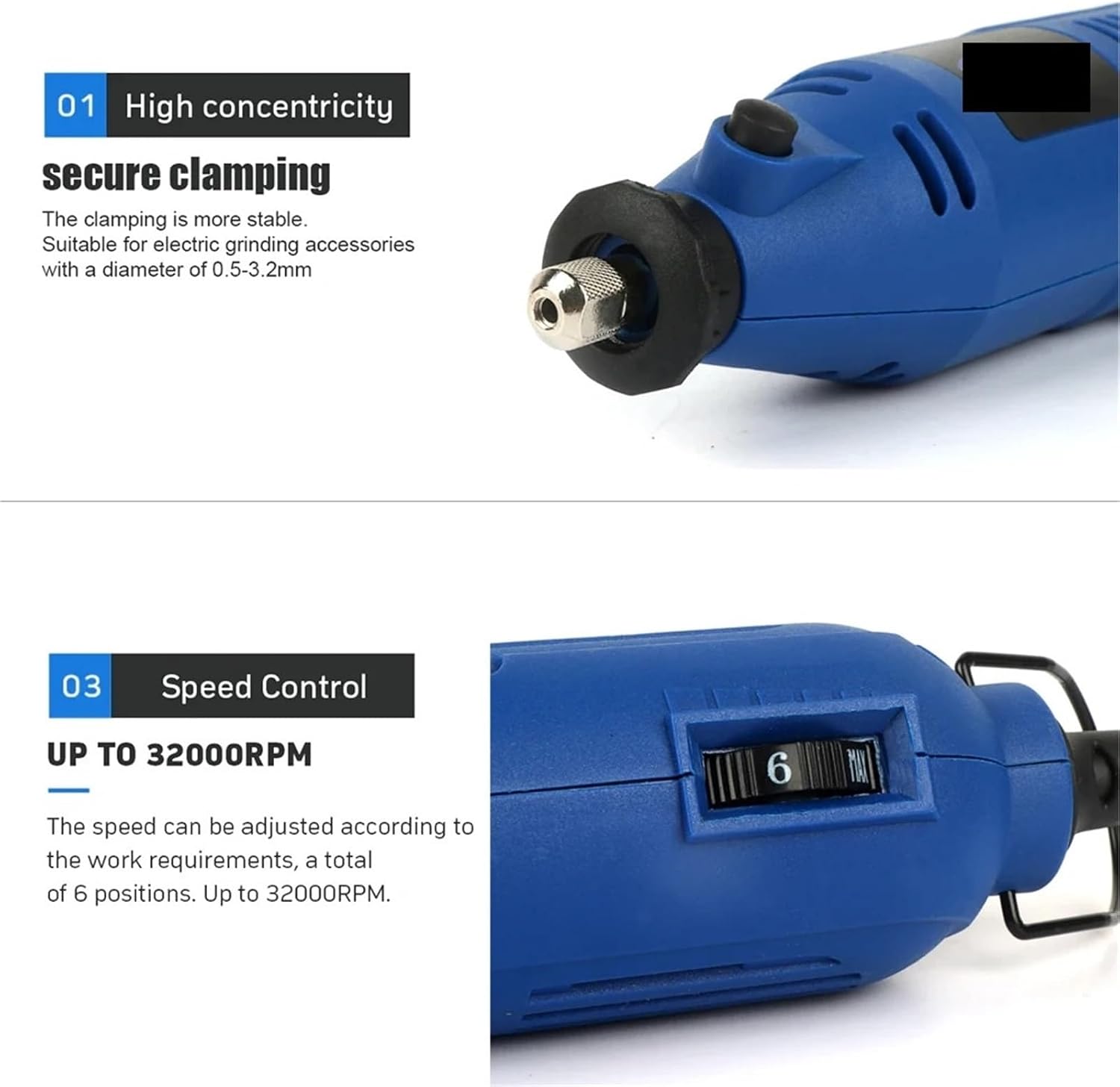 Faceting Machine, Electric Die Grinder Set 6 Speed Variable Grinding Drill Polishing Carving Jade Engraving Machine Sturdy Mini