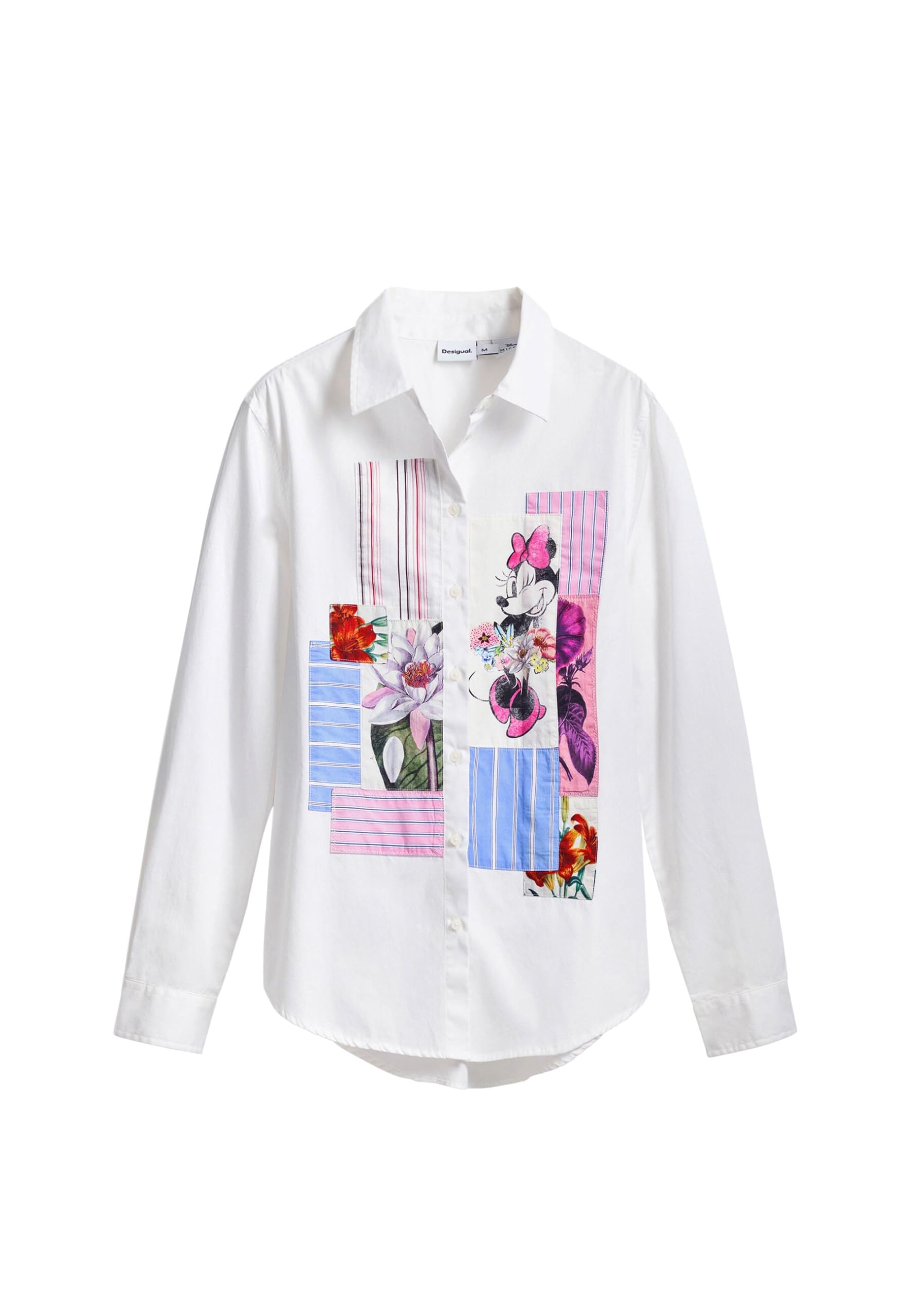 Desigual CAM_Flowers Minnie, 1000 White, M