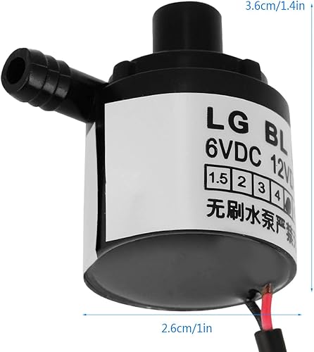 Miniatura 9 de 1pc ultra silencioso mini DC 12V 5W sin escobillas bomba de agua sumergible centrífuga bomba sumergible bomba de agua centrífuga unidad magnética