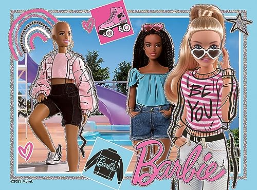 Ravensburger Barbie Jigsaw Puzzles for Kids Age 3 Years Up - 4 in a Box (12, 16, 20, 24 Pieces), Multi-coloured, 19 x 14 cm - Image 3