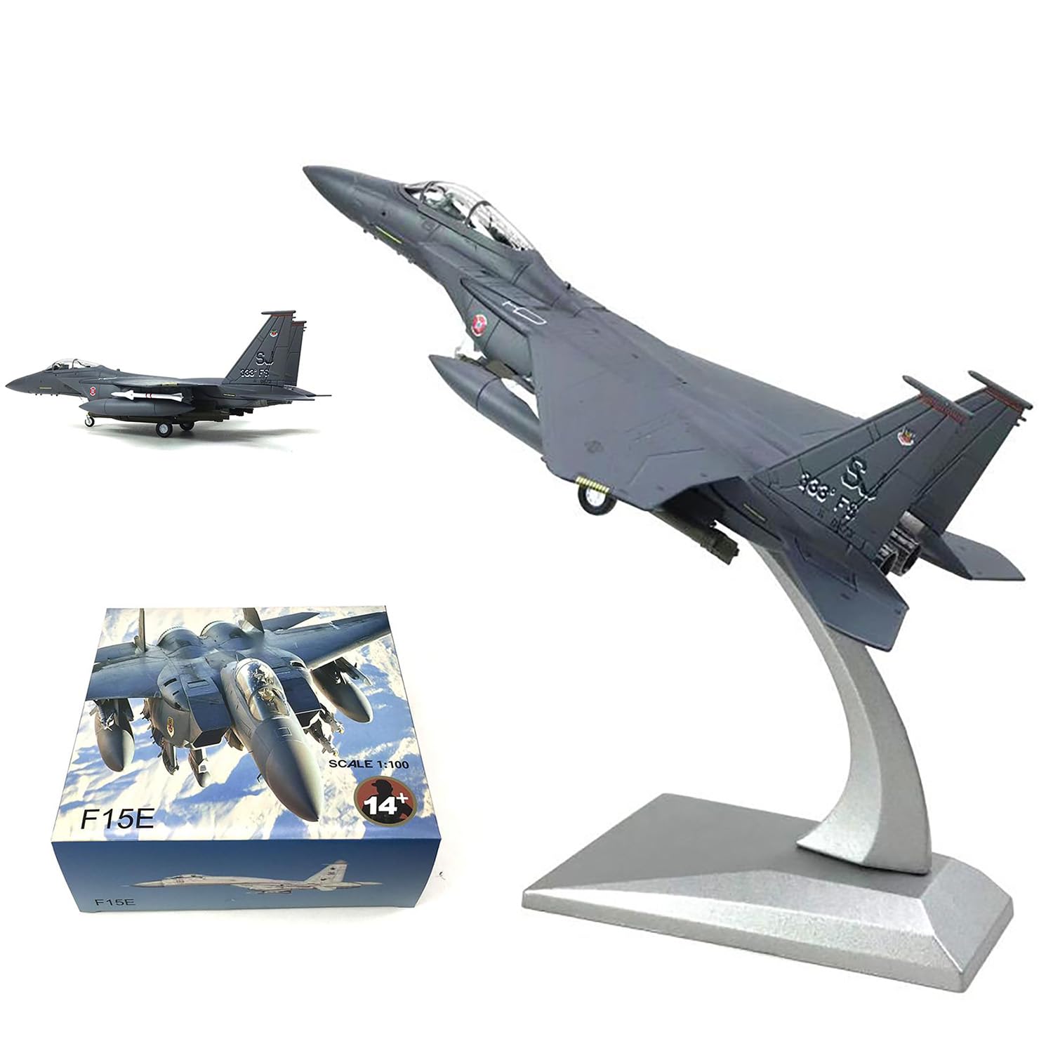 Amazon.co.jp: AZIZAT F-15Eストライクイーグル超音速ファイト1:100 