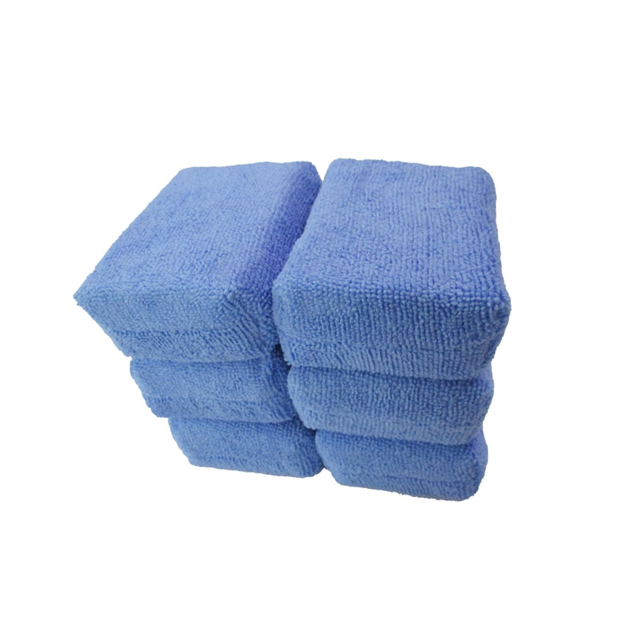 Beaupretty 8pcs Microfiber Car Towels for Auto Polishing and Waxing Soft Blue Drying Cloths for Cars Trucks Boats Rvs Scratch High Water Absorption Durable Stitching