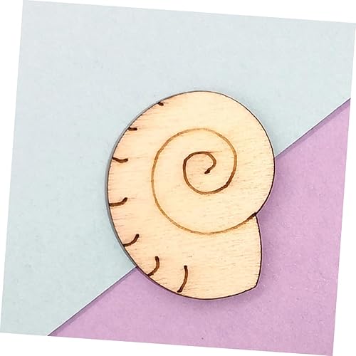 Miniatura 8 de EXCEART 50 piezas de decoración de Navidad de Navidad, adornos de madera, adornos de madera sin terminar, decoración de madera colgante de madera,