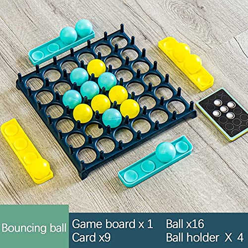 Qmici Bounce Ball Game Family Party Games, Jumping Connect Ball Board Games Table Game Toys Desktop Activate Bouncing Ball Game For Adults And Kids #TOP3