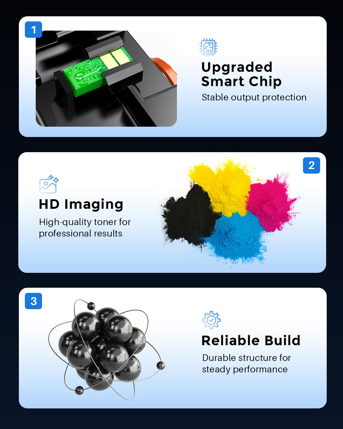 TN241 TN245 Cartouche de Toner Compatible pour Brother TN-241 TN-245 pour MFC-9330CDW DCP-9020CDW MFC-9340CDW HL-3140CW HL-3150CDW MFC-9140CDN HL-3170CDW (Noir Cyan Jaune Magenta, Pack de 4)