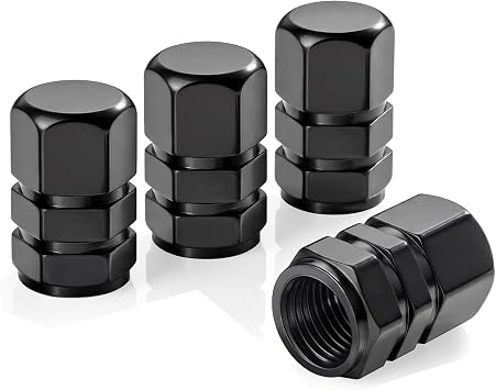 4 Pack Tire Valve Stem Caps for Porsche 718 2016-2022 2023 2024, Air Port Covers Hexagon Shaped Dustproof Wheels Exterior Decoration Accessories