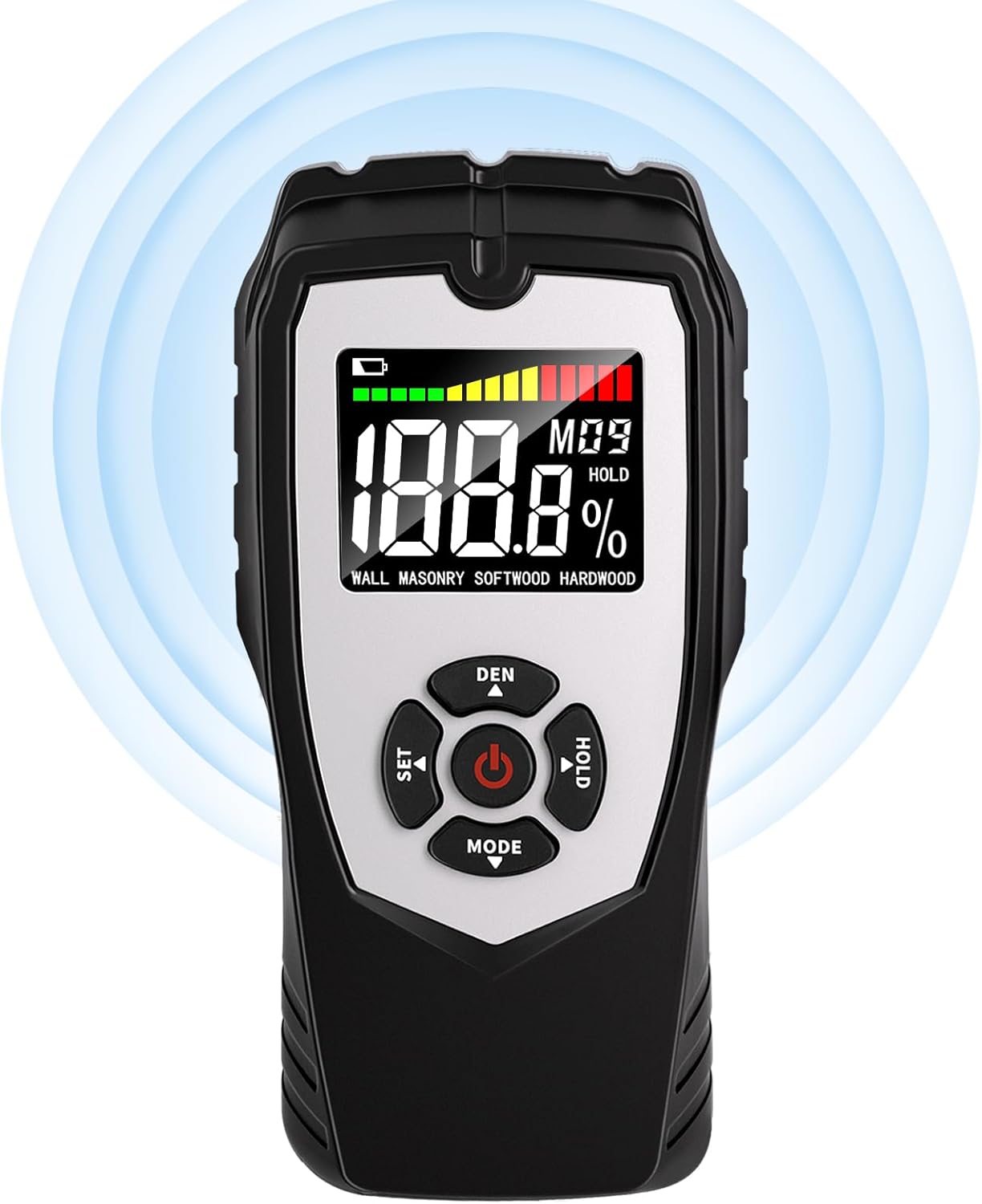Pinless Wood Moisture Meters, Hisim Digital Moisture Meter for Lumber