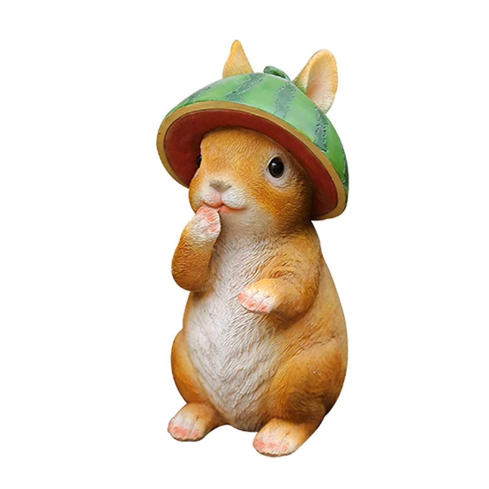 MNUvxzaewf Outdoor Statues for Garden, Front Porch Cute Bunny Resin Statue Decoration, Lawn Yard Polyresin Animal Figurine(B)