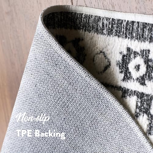 Tapete Decorativo Lavable Estilo Boho 2x3 Pies miniatura 3