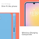 YATWIN Silicone Back Case for Samsung Galaxy A25, Soft-Touch Phone Back Cover for Samsung Galaxy A25 - Sky Blue gallery image