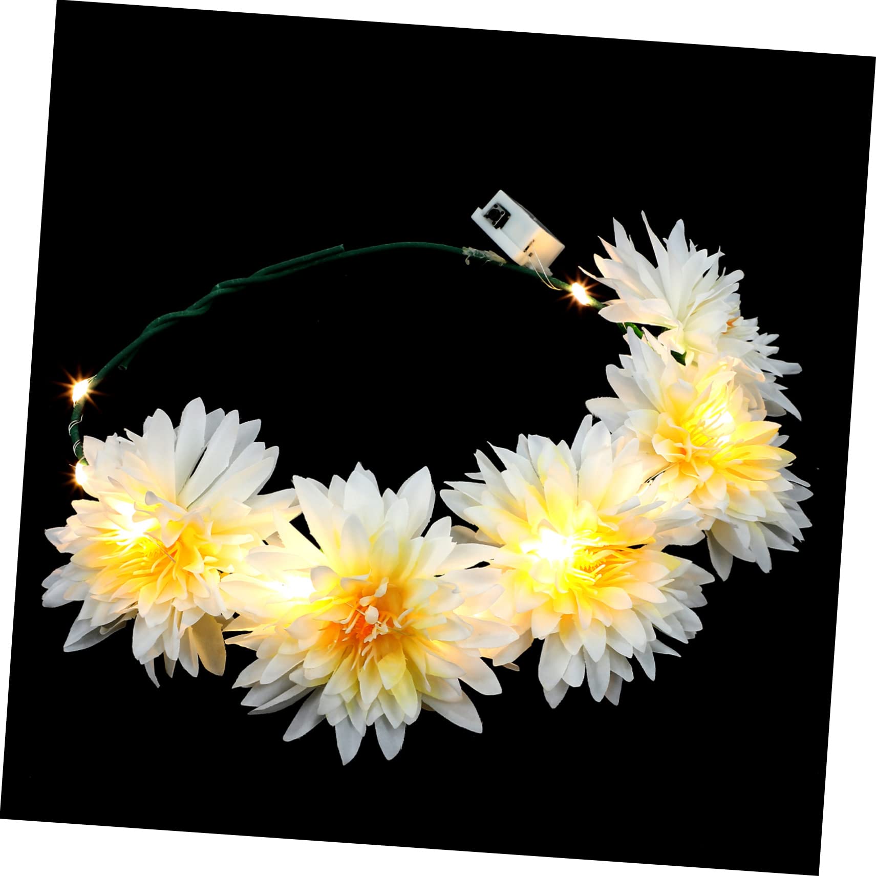 4 Cerchietti Luminosi LED Per Capodanno – Fascia Per Capelli Con Luci – Decorazione Festa Fai Da Te - 2