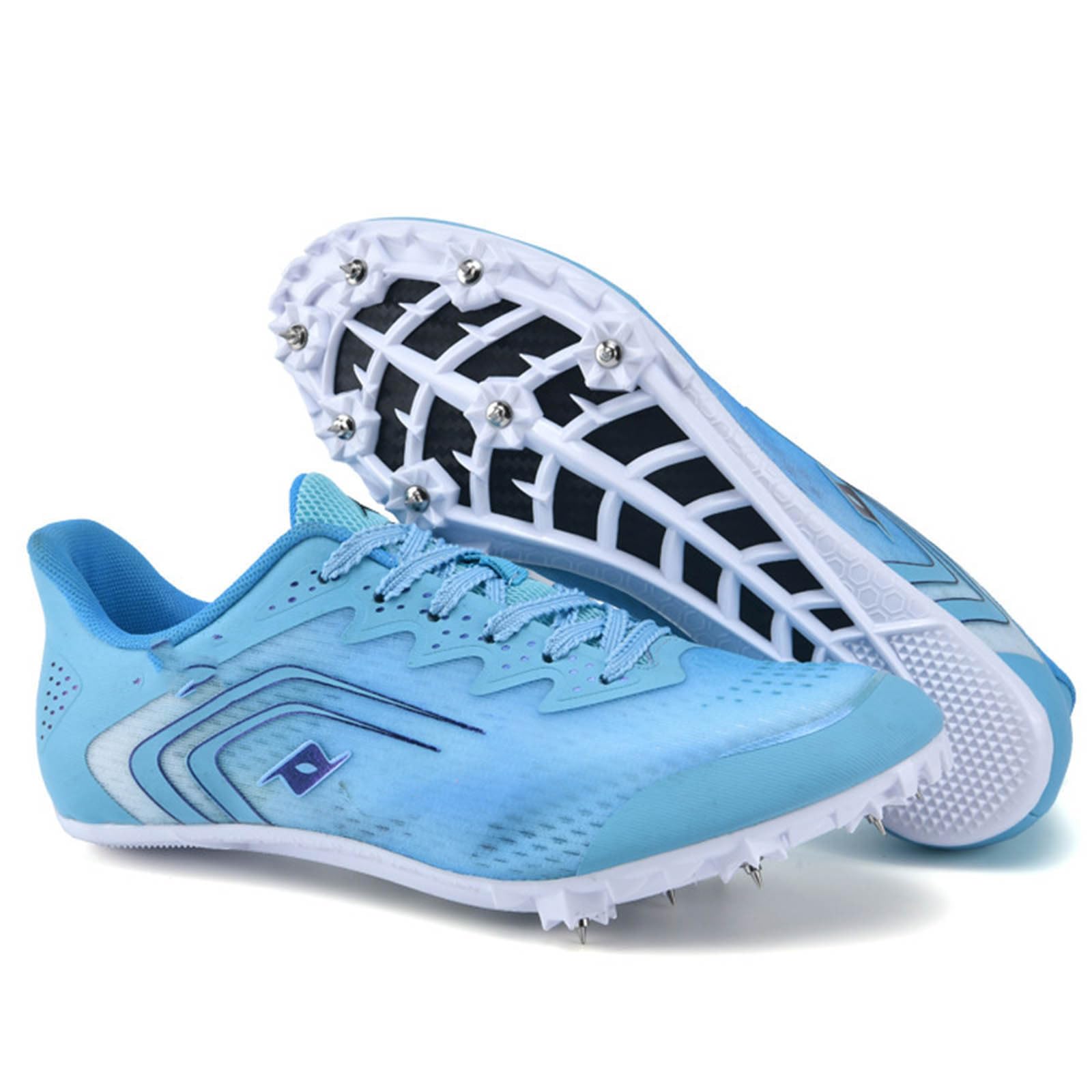 Générique Chaussures D'athlétisme pour Enfants Chaussures De Course À Pointes with Crampons pour Saut en Hauteur Sprint De Saut en Longueur
