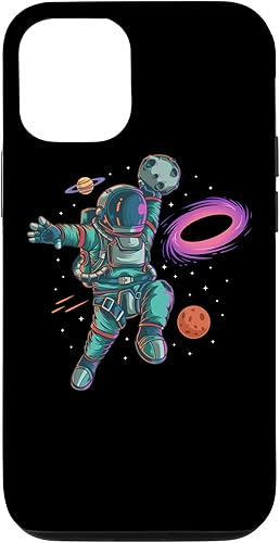 Vista 4 de iPhone 7 Plus/8 Plus astronauta baloncesto Dunk Planet Blackhole Moon Landing estuche de regalo
