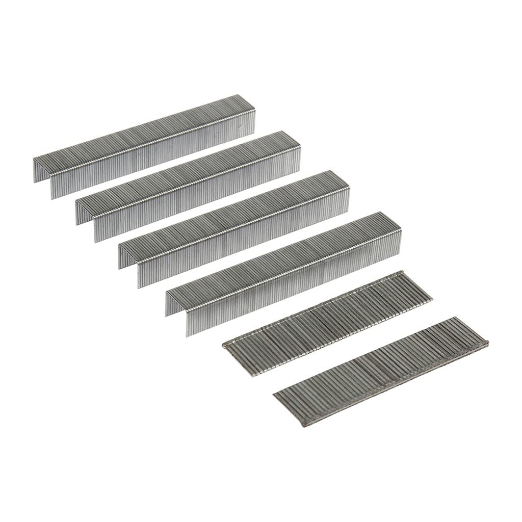 RHINO - Pinzatrici elettriche, cucitrice chiodatrice elettrica cablata + 100 chiodi 15 mm + 400 punti 6/14 mm - Adatto per tessuto, isolamento sottile, battiscopa, pannellatura ecc.