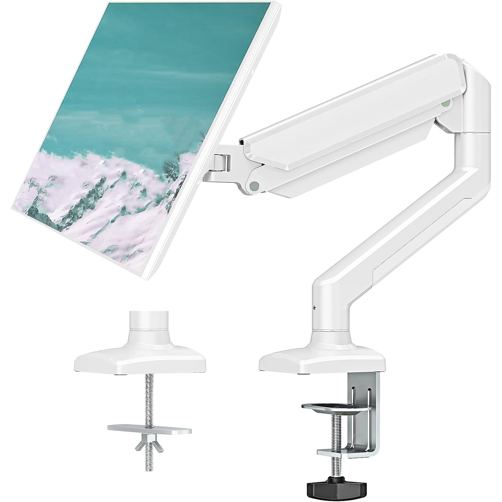 Soporte ergonómico de monitor para eliminar el dolor de cuello en el escritorio