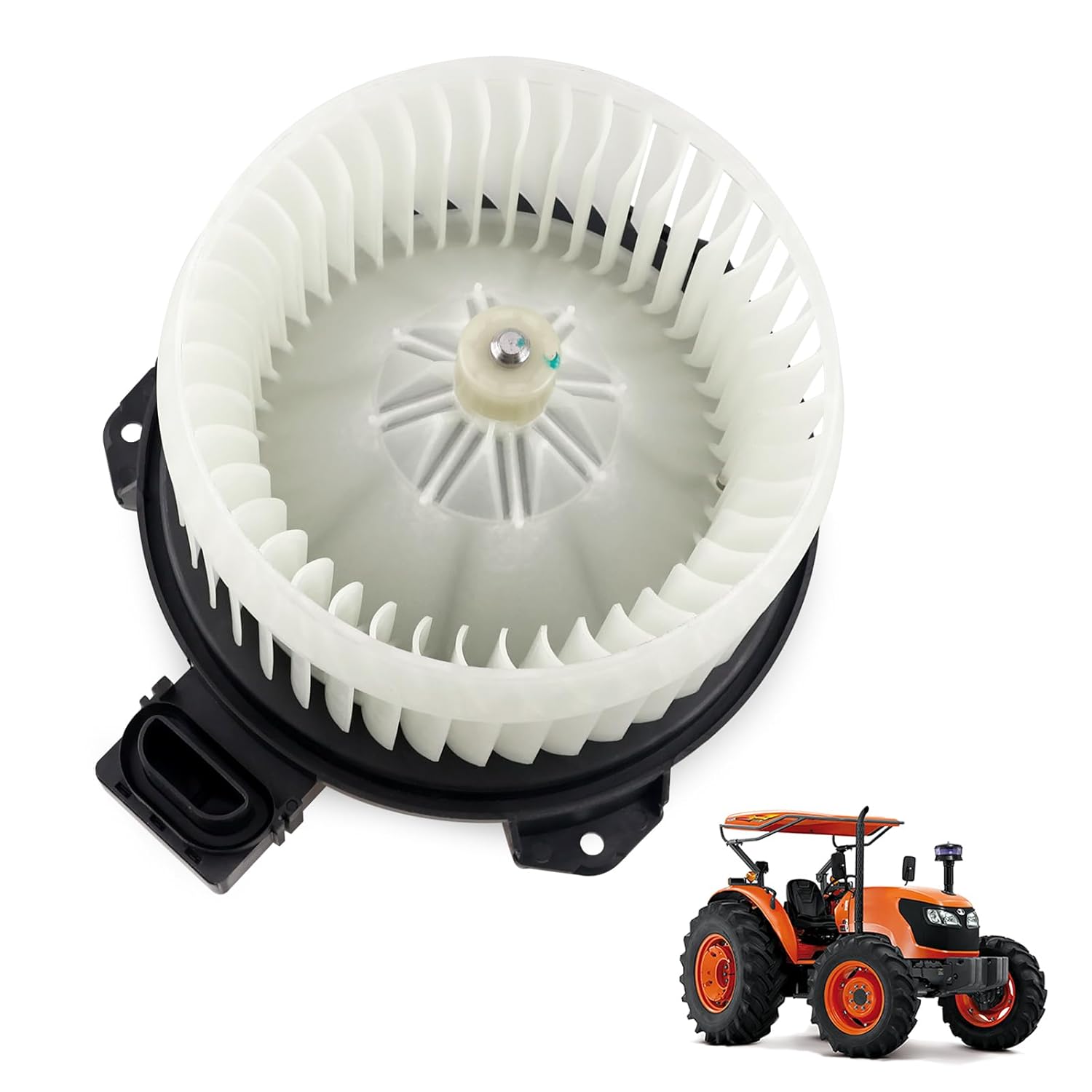 Motor de Ventilador 12V com Impulsor Compatível com Kubota M8540, M7060, M6060, M126, M5140, M9960, M7040, M135, M6040, M100, M5040, M9540, M8560 - Código 272700-0350, 3C581-72150, 3C581-72151