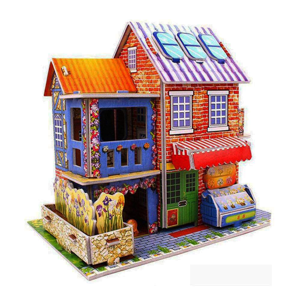 Samariya Sweet 3D Puzzle House (LX -350) 4 Sheets Attractive Show Piece Kids Return Gift Item (Multi Print) Set of 1 (B0CKT1LQ9S) Amazon Price History, Amazon Price Tracker
