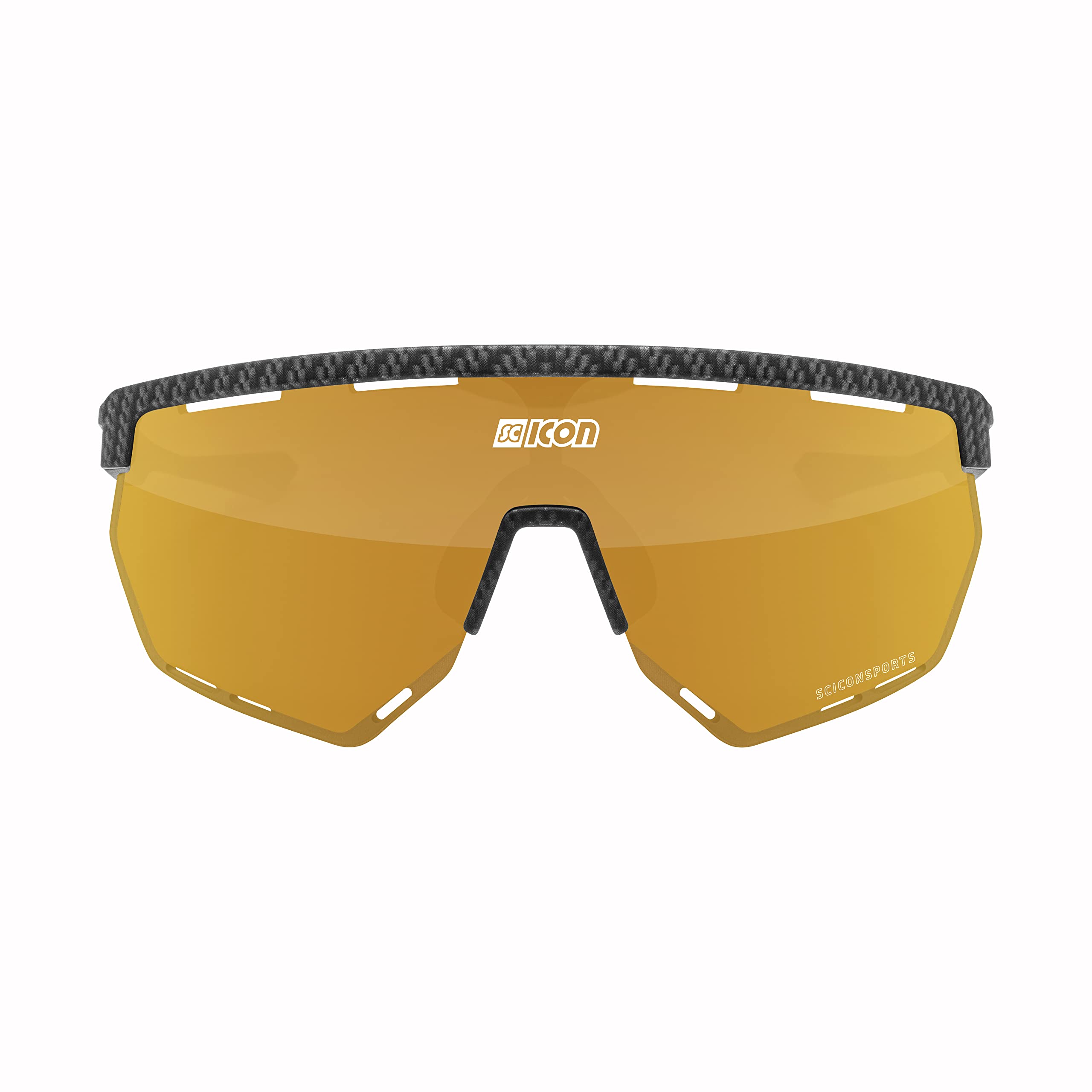 SCICON Deportes Aerowing Gafas De Sol De Rendimiento Deportivo (SCNPP Multimiror Bronce/Compañero De Carbono)