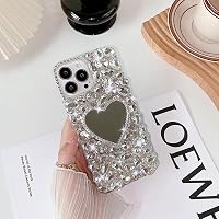 Amazon.co.jp: 化粧鏡付き iPhone 12 Pro 用 3Dキラキラ アイフォン