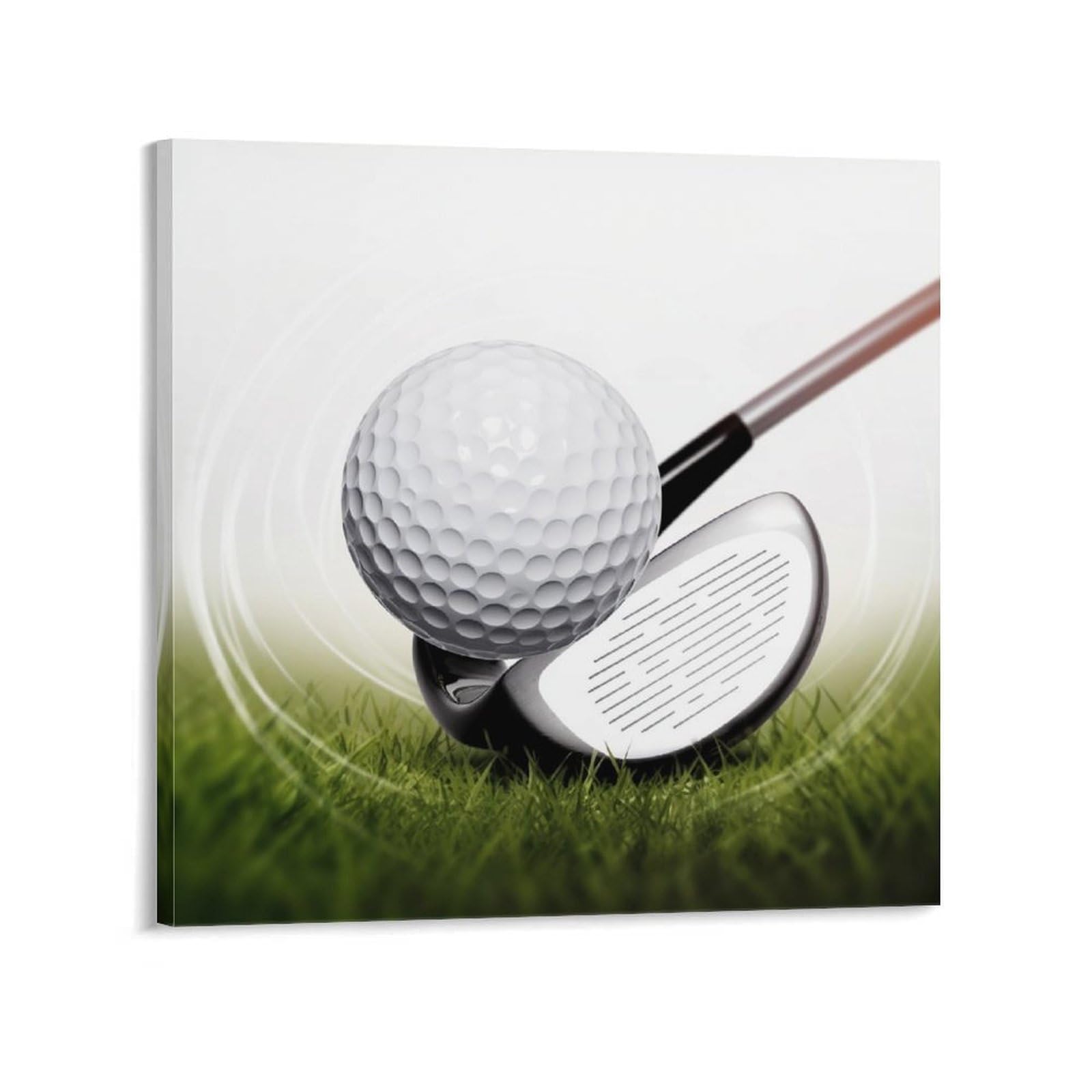 NTVOWPZO Golf Club Canvas Wall Art for Bedroom 16x16inch Canvas Prints Artwork for Walls Modern Picture Artwork Painting for Living Room Aesthetic Wall Paintings for Bathroom Kitchen Office Decor