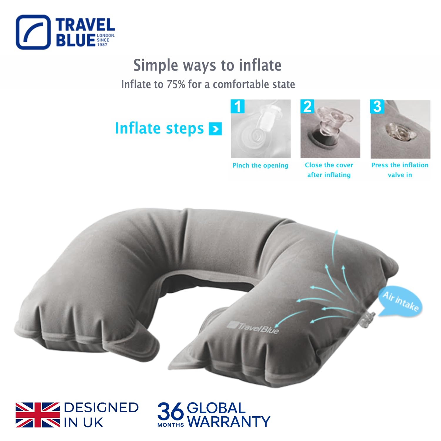 Amazon｜TravelBlue 首枕 220｜ネックピロー オンライン通販