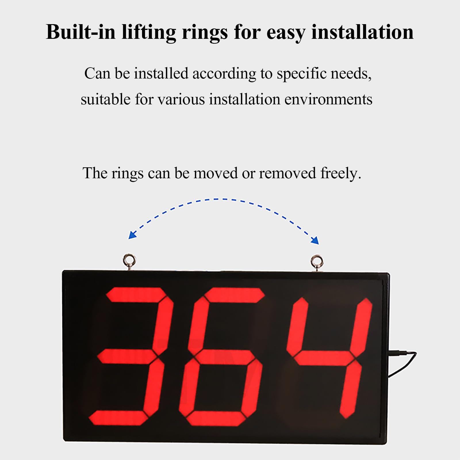 Contatore manuale a LED Up/Down con telecomando, display a 4 cifre, impostazione numerica arbitraria, funzione di memoria di spegnimento, compatibile con vari sensori