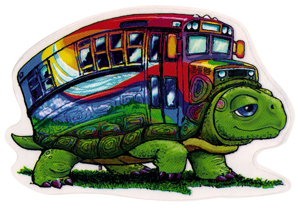 Turtle Bus - Compatible with Grateful Dead Window Sticker / Decal