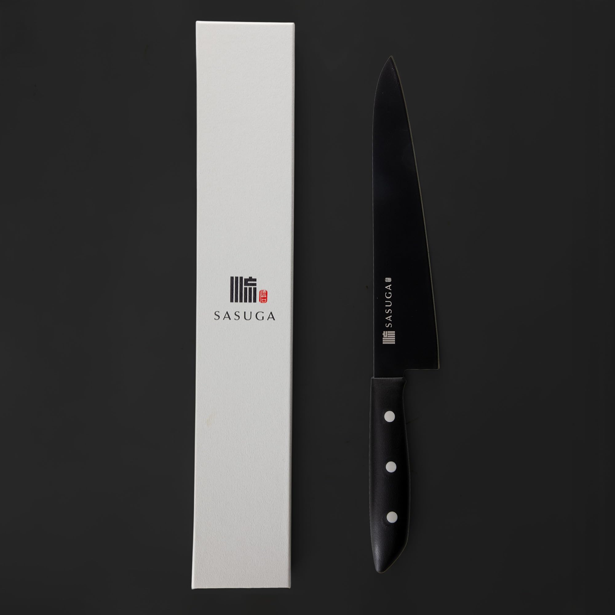 SASUGA Leggero Coltello da chef giapponese Gyuto da 210 mm – Prodotto in Giappone | Acciaio inossidabile al molibdeno-vanadio | Lama affilatissima e resistente alla ruggine per carne, pesce e verdure