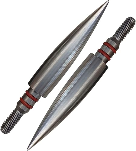 Miniatura 48 de Puntos de flecha de 100/125/150/200/300 granos, puntas de campo de tiro con arco, rosca de acero inoxidable en puntas de campo de tiro con arco