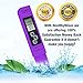 TDS Meter, Professional-Grade Water Test Kit Tests Water Quality in Drinking Water, General Hydroponics, Aquariums, Ponds, Pool, Spa, Water Purifier, 100% Accurate 3 in 1 TDS, EC and Temperature Meter