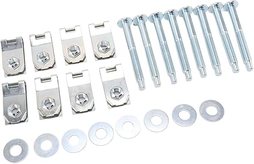 Truck Bed Hardware Kit, Rust-Resistant Durable Universal Fit 24-Piece Stainless 