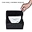 Diaper Wipes Dispenser, Tissue Storage Box Case, Wet Wipe Dispenser Holder with Lid for Home, Office, Cars (Black)