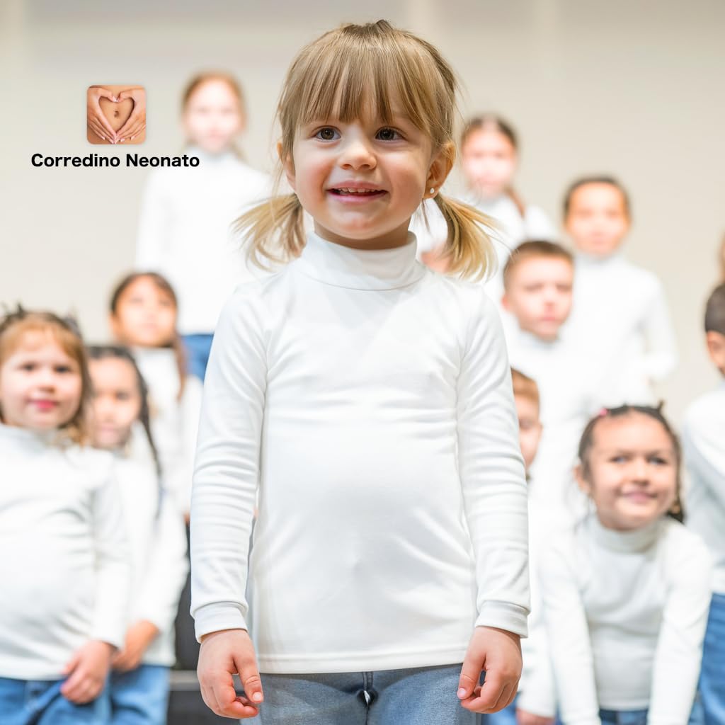 body lupetto neonato bambino bambina bimba caldo cotone