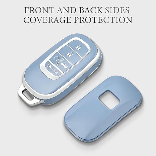 Miniatura 6 de OFFCURVE Funda especial para llavero de automóvil compatible con Honda Accord Civic CRV Pilot Odyssey 2022, accesorios para llaves inteligentes,