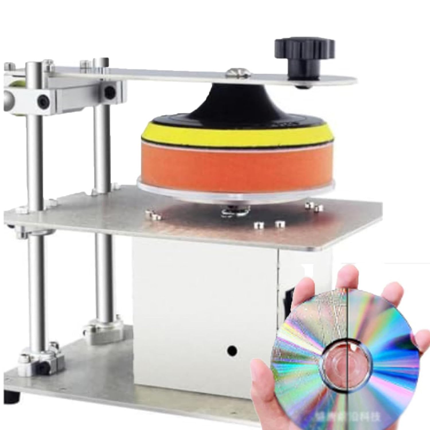 Macchina di riparazione CD DVD Strumento di lucidatura semiautomatica 99% tasso di successo ripristina graffi ossidazione migliora l'efficienza del lavoro Facile uso domestico commerciale