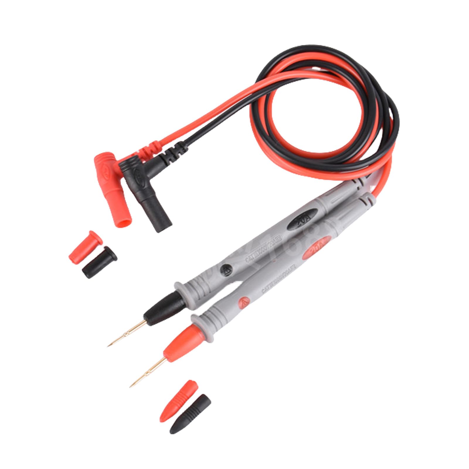 Buxuaaaa 2 Professional Multimeter Probes with Ergonomic Handle, 1000V 20A Leads for Circuit & Component Testing High Electric Leads