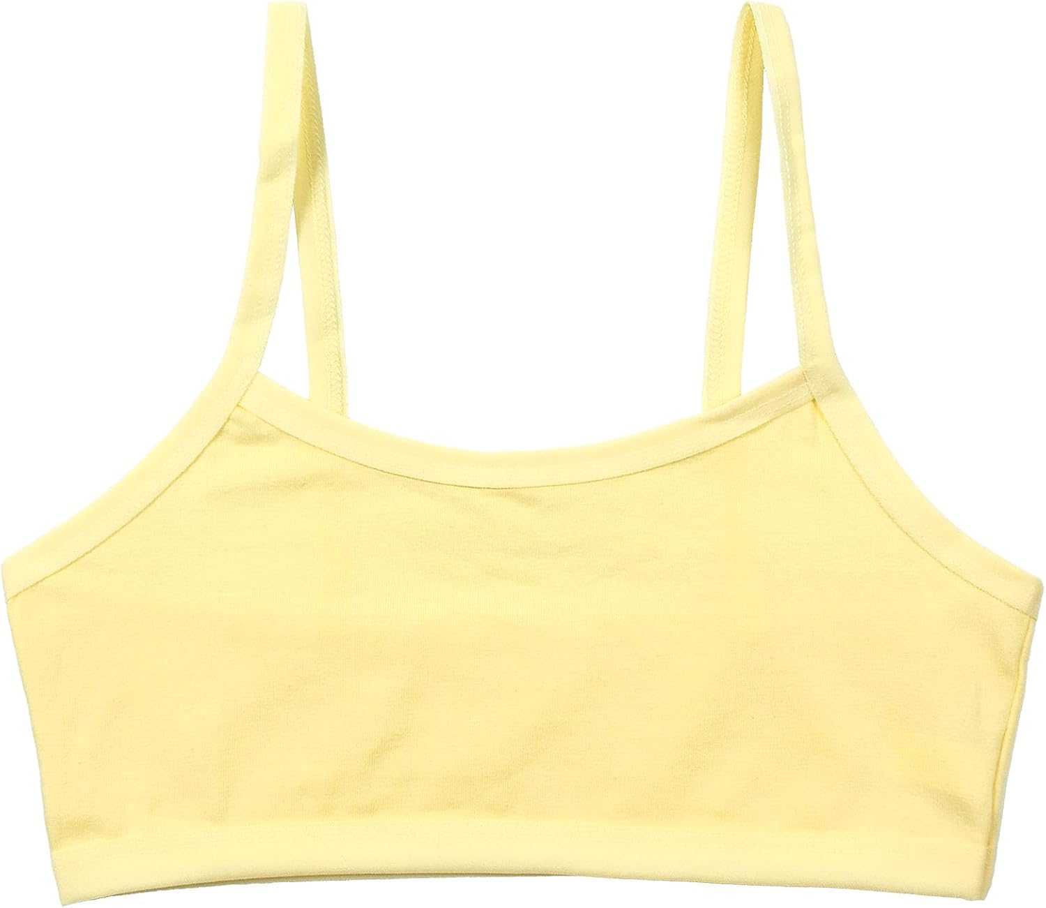 6 Set Cotton Simple First Training Bra with Underwear for Girls 7-8 8-10 Years Old image 4