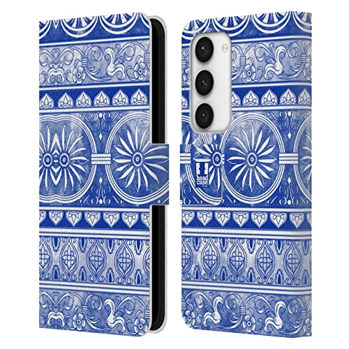 Étui portefeuille Galaxy S23 5G motif pot de gingembre chinois en cuir Head Case Designs