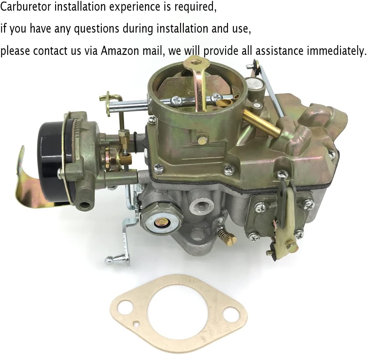 Limited Stock Autolite 1100 1 Barrel Carburetor Fits 1963 to 1968 Mustang Falcon Comet straight six cylinder 170 & 200 CID engines hot air choke works with automatic and manual transmissions