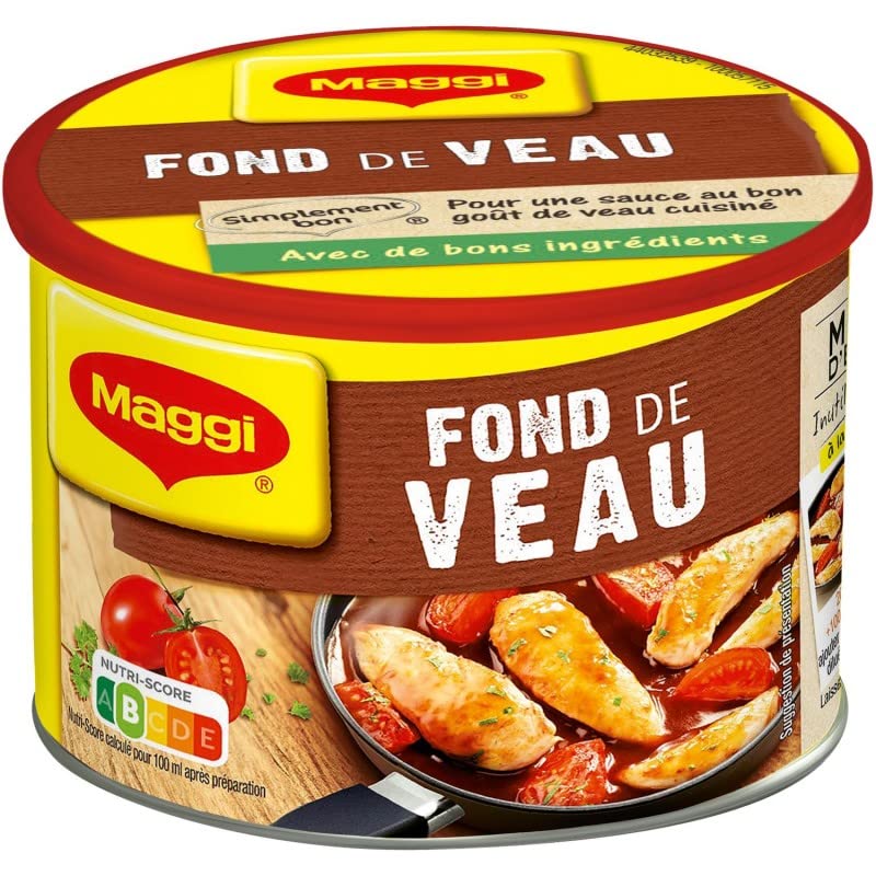NESTLE MAGGI - Maggi Fond De Veau Boîte De 110G - le Lot De 4