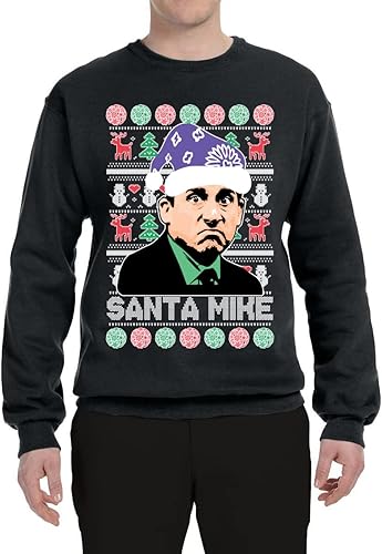 Miniatura 3 de Wild Bobby Santa Mike Michael Scott The Office Ugly Christmas Sweater Unisex Crewneck Graphic Sweatshirt