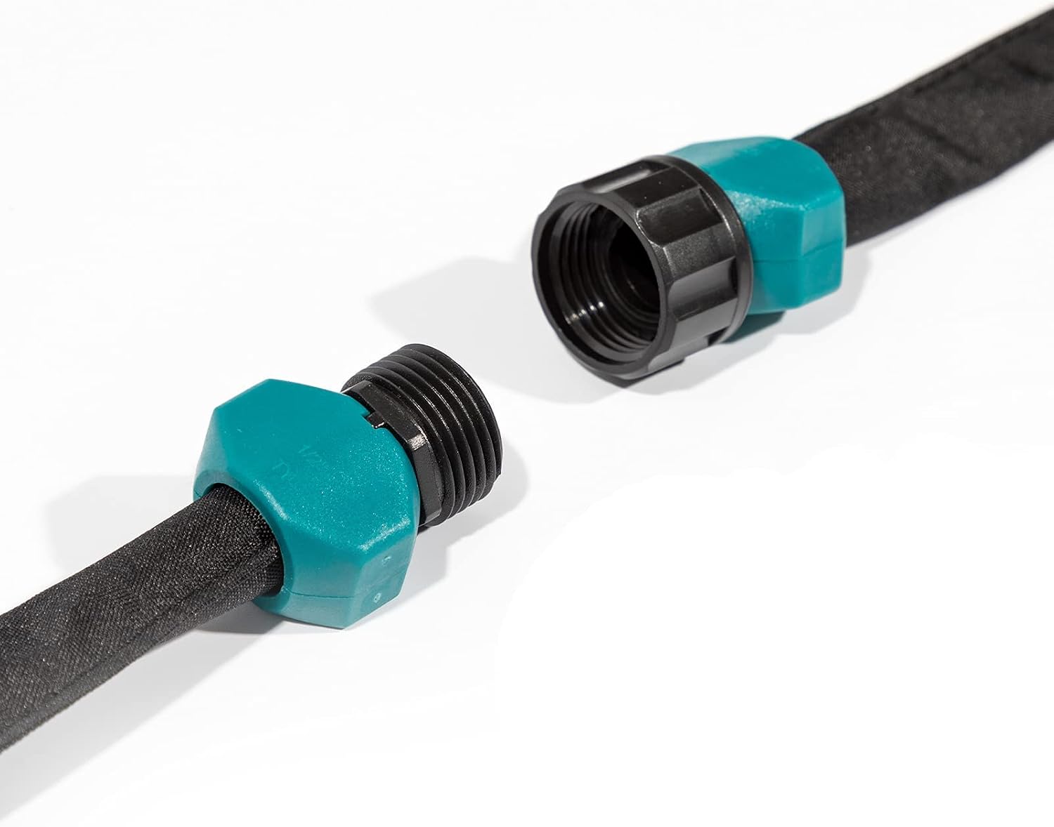LINEX Garden Soaker Hose 1/2" x 15 ft Drip Hoses Heavy Duty Save Water For Garden Bed