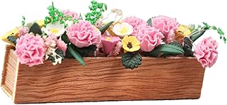 CIYODO Casa De Boneca Jardim Mini Acessórios Acessórios Para Casa De Boneca Decoração Para Casa Conjunto De Acessórios Para Casa De Boneca Decoraciones Para Salas De Casa Enfeites De