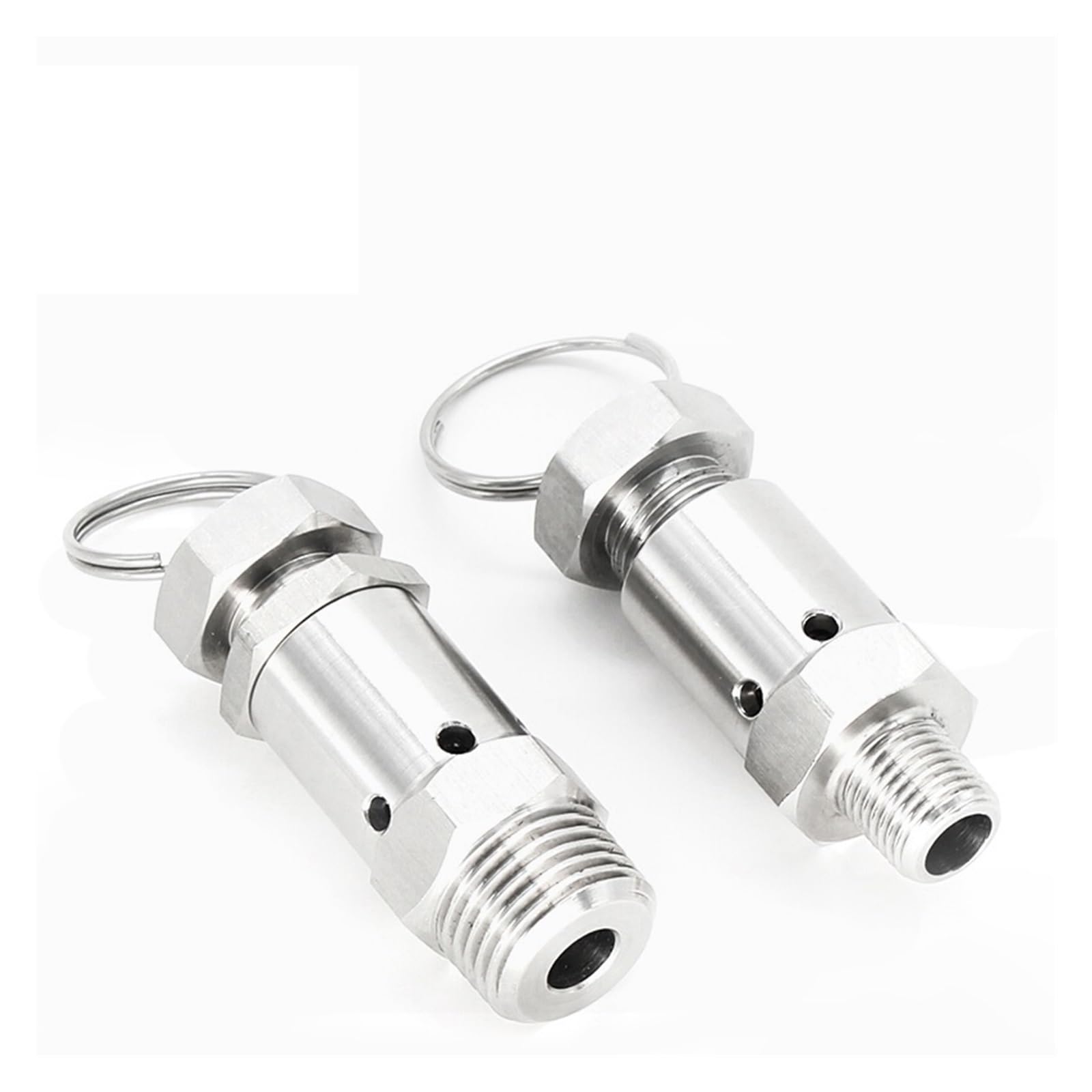 1pc 1/4" 0.8Mpa Stainless Steel Adjustable Air Release Pressure Valve Plumbing Fittings