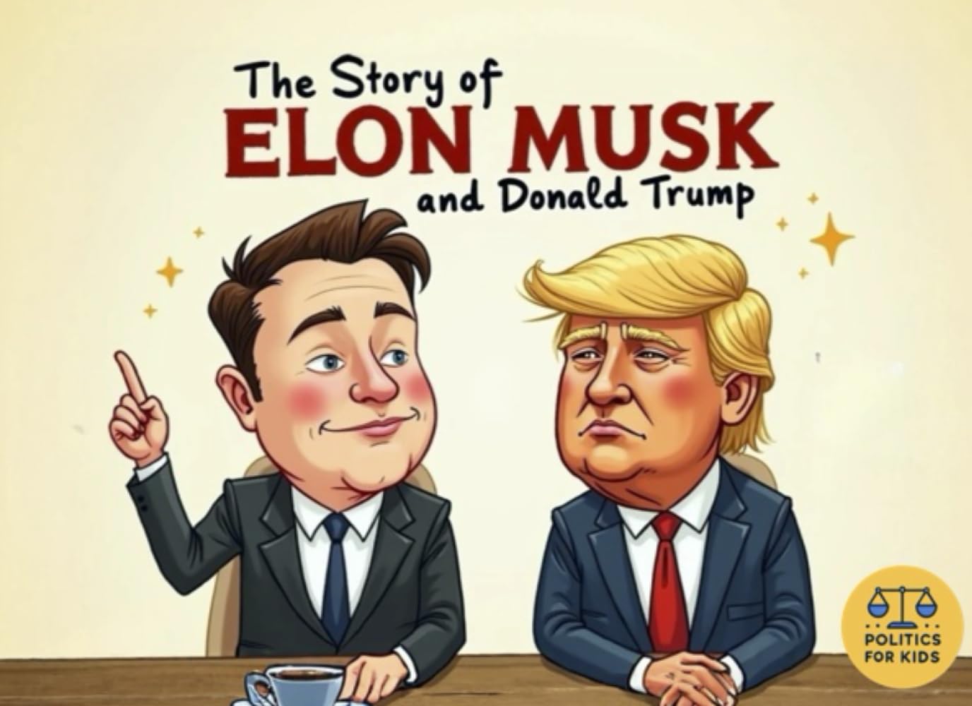 The Story of Elon Musk and Donald Trump: A Kid’s Guide to Big Ideas and Big Changes (Politics for Kids)