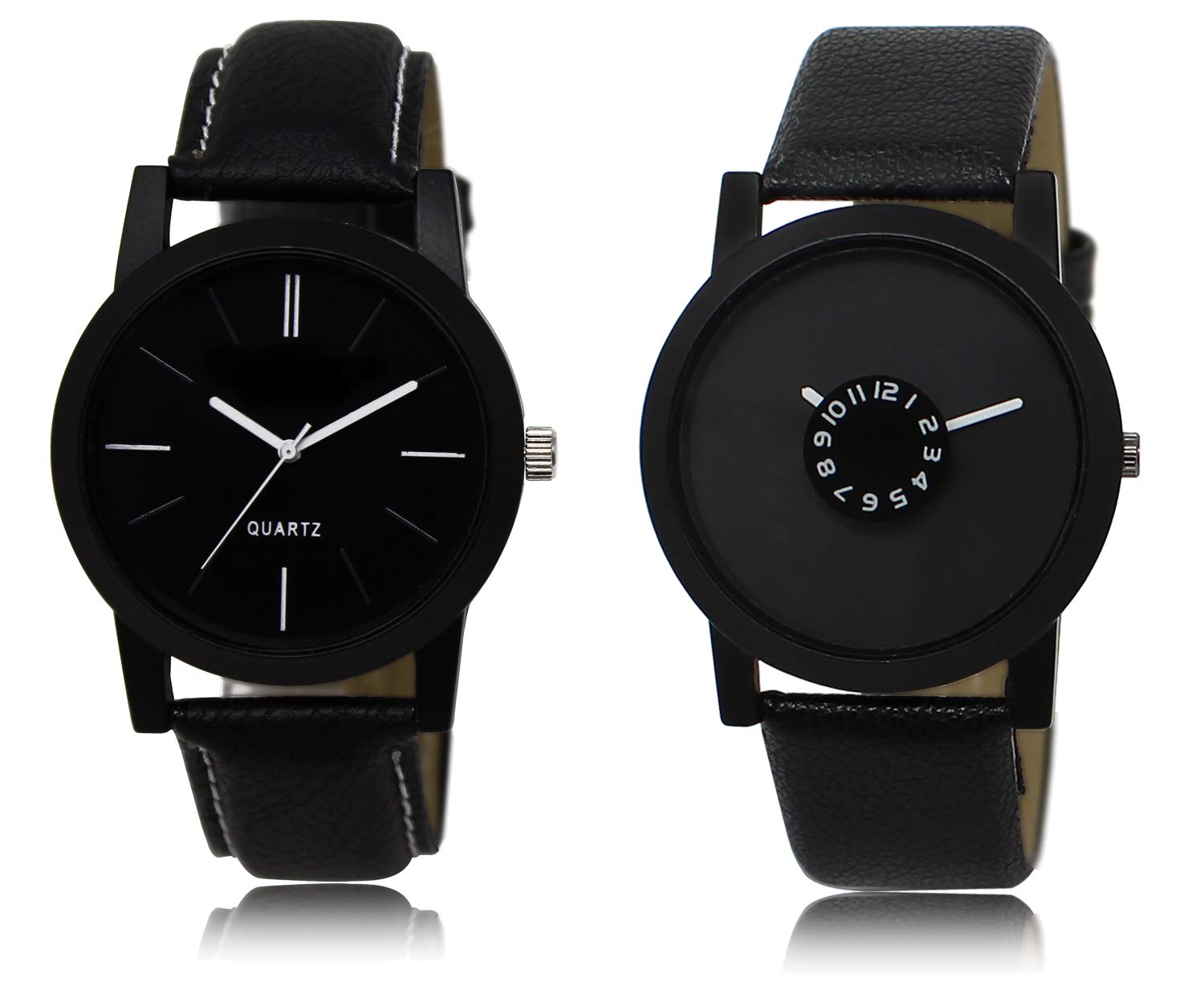Acnos® Premium Slim Line Round Case Dial Analog Watch Combo for Men Pack of - 2(AC05-25) (B07M8KDMQF) Amazon Price History, Amazon Price Tracker