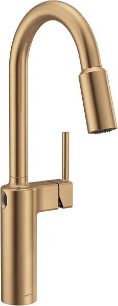 Moen Inara One-Handle Pre-Rinse Spring Pulldown Kitchen Faucet with Power Boost