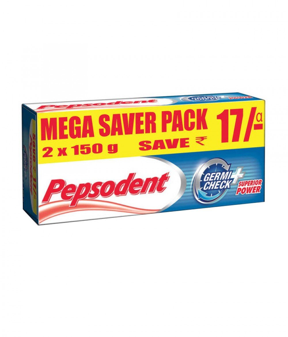 Pepsodent Germicheck Toothpaste, Plaque Removal Value Saver Pack (2x150g) (Pack of 2) (B01DBHHECU) Amazon Price History, Amazon Price Tracker