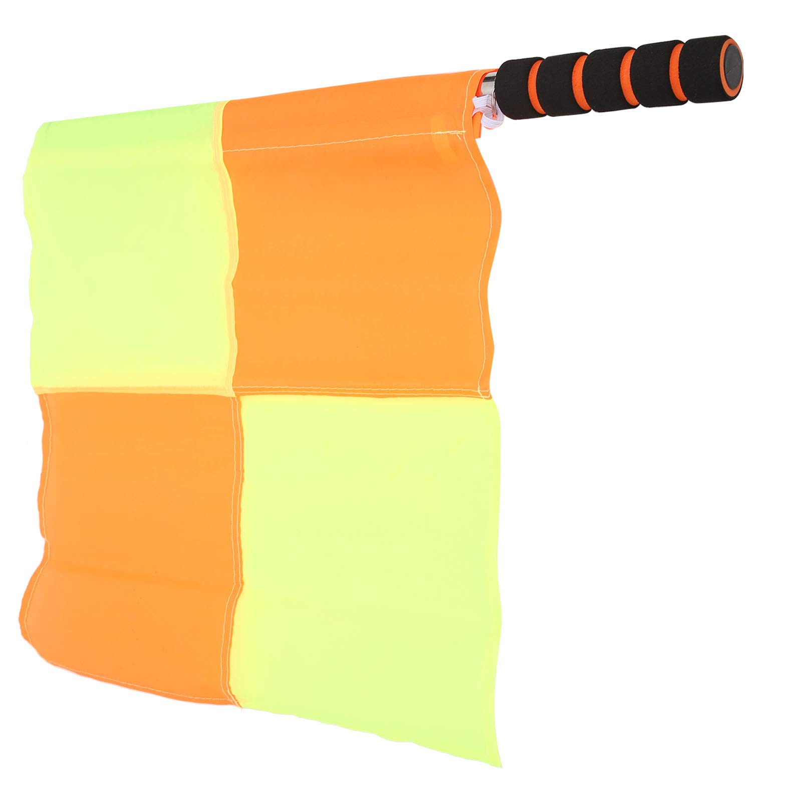 SUNGOOYUE Drapeaux D'arbitre VGEBY, 2 Drapeaux de Juge de Ligne avec Sac de Rangement pour L'entra?Nement de Football