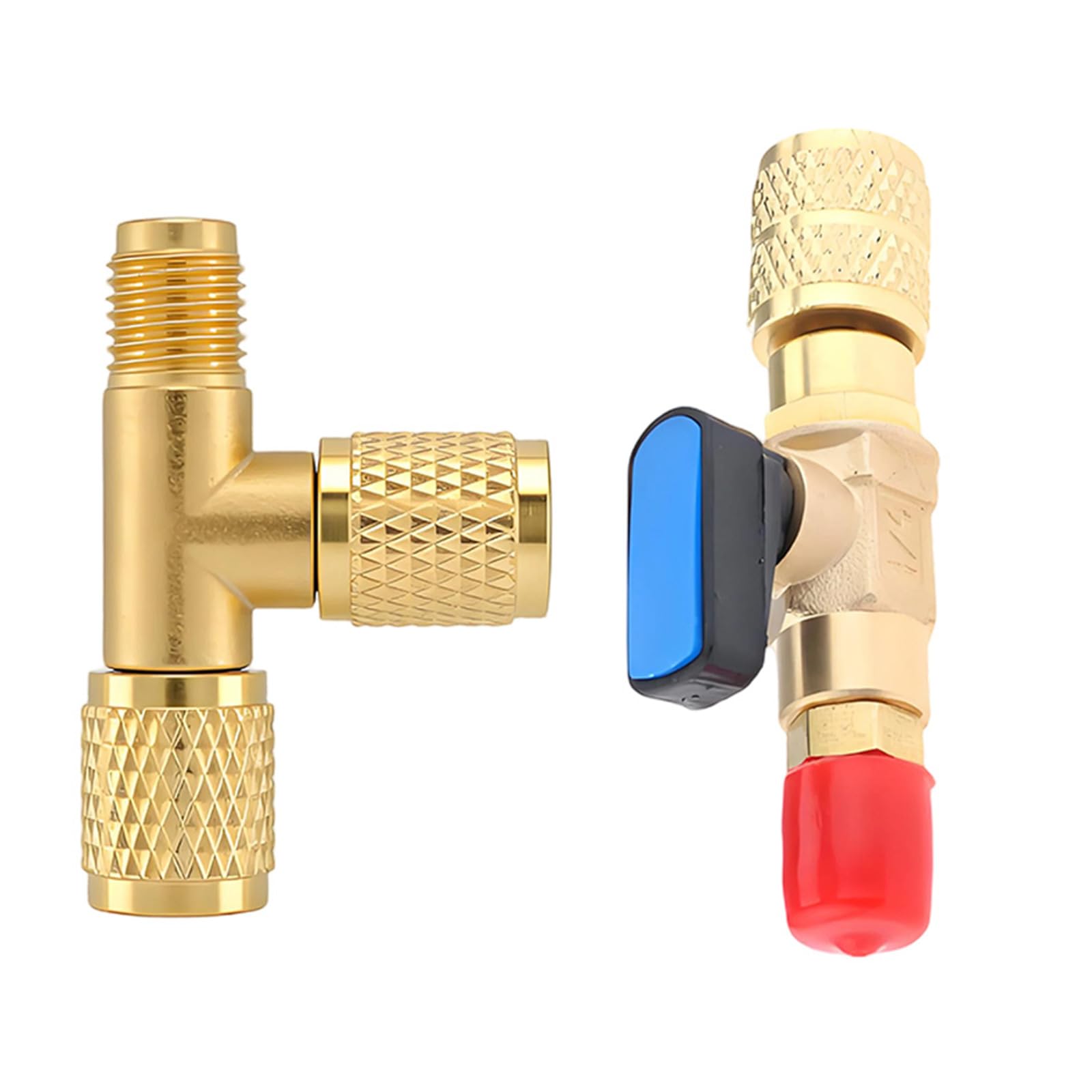 Jazuaiao D Brass Three Way Valves Erosion Resistant Easy Installation Connector Valves For Vacuum Pumps & Gauge Connection Strong Heavy Uty Brass Triple Port Secure Connection Vacuum Systems